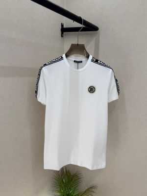 Balmai n Paris White Premium Round Neck T-shirt F3575-W2
