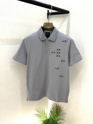 Arman_i Exchange Grey Polo Premium Collar Neck T-shirt F3616-GY