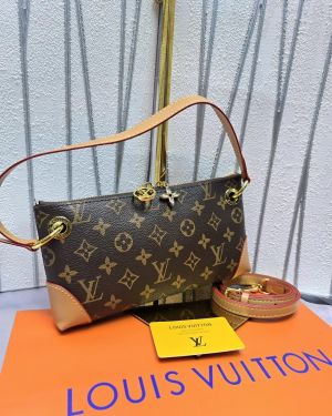 loui_s vuitton pochette sling shoulder bag with box and dust bag (brown-0636)