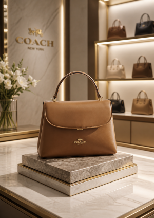 Coach_Emory_Brown_Top_Handle_Sling_Bag_With_Box_Dustbag_SlingBelt