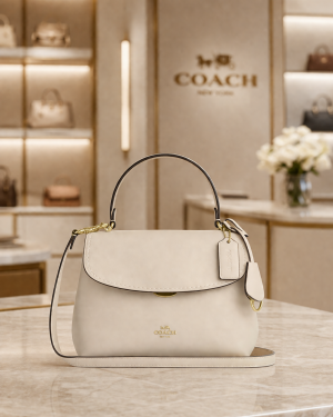 Coach_Emory_white_Top_Handle_Sling_Bag_With_Box_Dustbag_SlingBelt