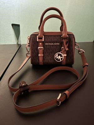 _Michael_kors bedford legacy small bag with og box(1712-coffe)