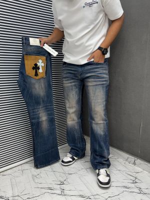 CHROME HEART 100% Imported Latest Store Article Very Premium Bootcut Jeans 517