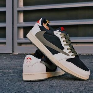 Jordan 1 low Travis Scott olive for men 361