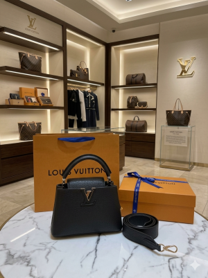 Louis_vuitton_ capucines mini handbag with double box premium quality
