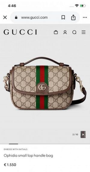 Gucc_i Ophidia small top handle bag with box 636