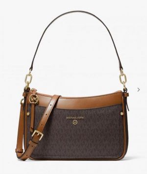 Michael_kors Jet Set charm pouchette Medium Crossbody Bag with box 366