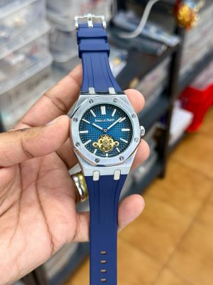 AUDEMARS_PIGUET AUTOMATIC SILVER BLUE 