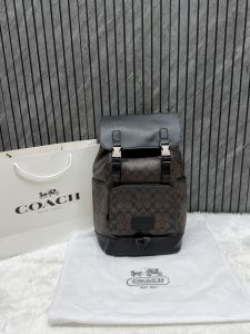 Coach_058_Coffee-Black_Track_Unisex_Large_Backpack_With_OriginalCarryBag_DustCover