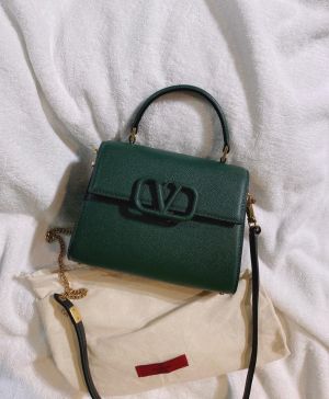 Valentino_Green_VSling_TopHandle_ShoulderBag_With_DustCover