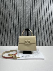Valentino_Beige_VSling_TopHandle_ShoulderBag_With_DustCover