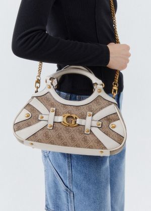 GUESS MINTHA SATCHEL HAND BAG WITH OG BOX - G28 