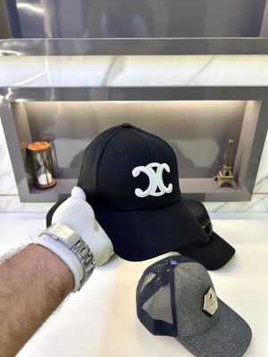 Chane l Black Embossed Logo Premium Cap F3494-A3