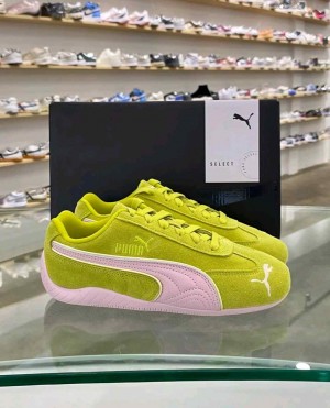 Pumaa speedcat og leopard suede