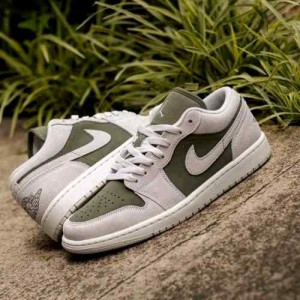 Nikee Air Jordan Retro 1 Low Medium Olive
