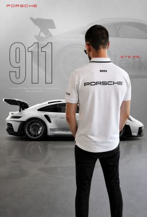  PORCHE BOSS IMPORTED STORE ARTICLE POLO T-SHIRT
