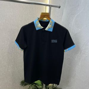 Versac_e Couture Black 02 Premium Polo Neck Tshirt 533