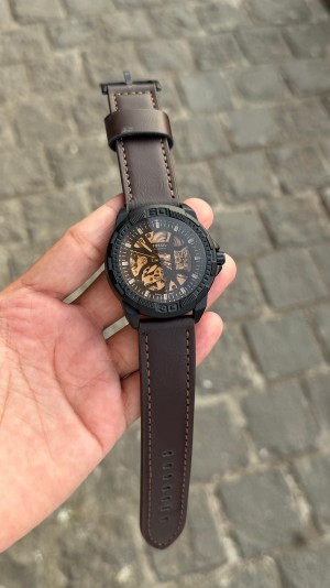Fossi l Bronson Leather Automatic
