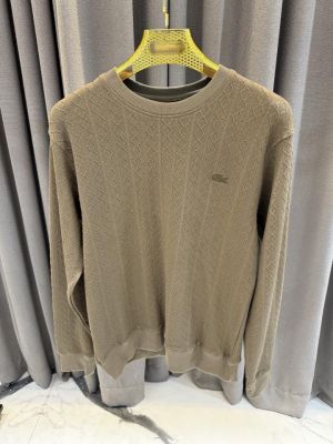 No return Lacost_e imported sweatshirt brown 