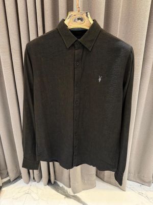 No return All_Saints imported shirt Brown 