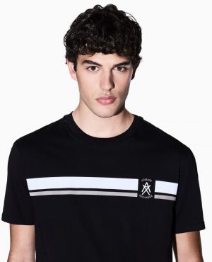 Arman_i Exchange Round Neck T-shirt Black