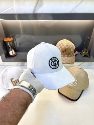 Gucc i Logo Monogram Print Premium Cap F3490-A1