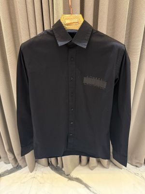  Arman_i Exchange Chest Logo Full Sleeves Shirt black