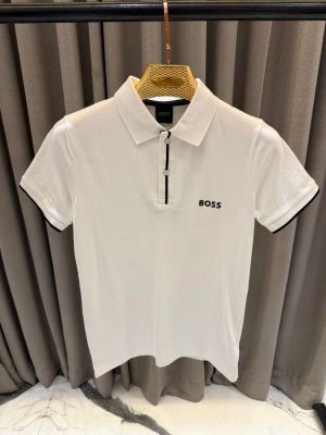 No Return Hugo_Boss Chest Logo Polo T-shirt White 