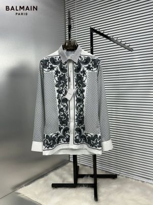 Balmai_n Borroco Design Box Pack Full Sleeves Shirt White