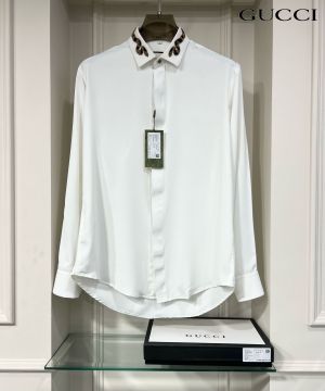 Gucc_i Snake Collar Design Imported Korean Shirt
