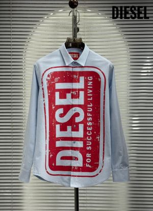 DIESE-L PREMIUM SKY BLUE SHIRT WITH PREMIUM BOX PACKING