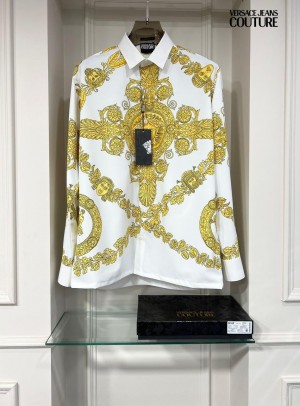Versace Bandana Design Box Pack Full Sleeves Shirt White  Shirts