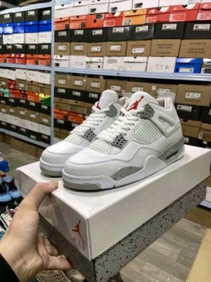 Jordan 4 Oreo White With special box For mens 