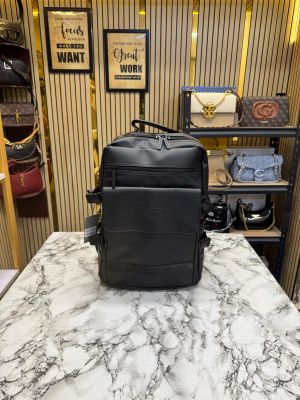 Emporio Arman_i Matte Black Premium Backpack Executive Travel Edition (E5020-A)