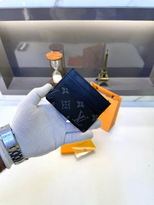Loui_s Vuitton Card Holder Black Fa  524