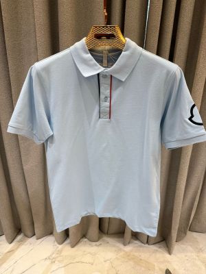 No return Moncle_r imported Polo Tshirt Sky Blue 