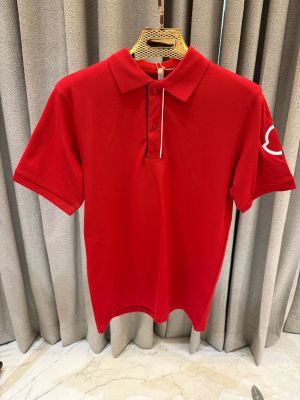 No return Moncle_r imported Polo Tshirt Red 