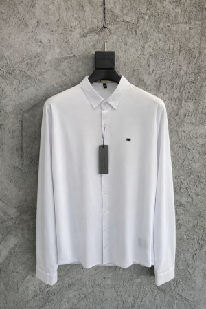 Arman_i chest metal logo japanese lycra full sleeves imported shirt White 