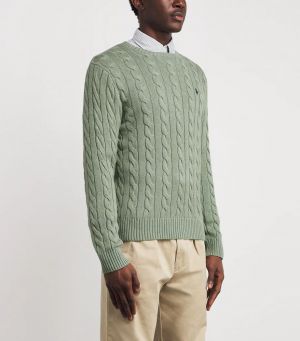 No return Ralp_h Lauren imported pullovers Green
