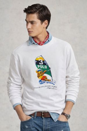 No return Ralp_h Lauren imported sweatshirt White 