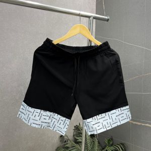 Balenciag_a Black Premium Shorts 534
