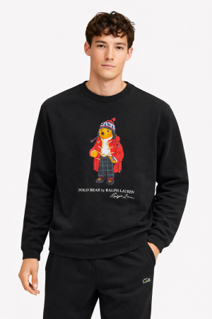 No return Ralp_h Lauren imported sweatshirt Black