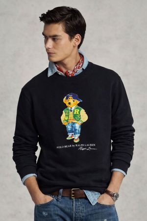 No return Ralp_h Lauren imported sweatshirt Black 