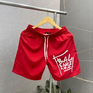 Balenciag_a Red Premium Shorts 534
