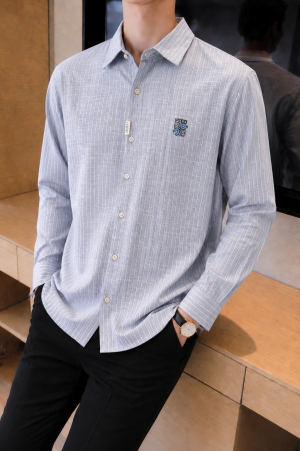 LOEW-E IMPORTED STORE ARTICLE SHIRT SKY BLUE