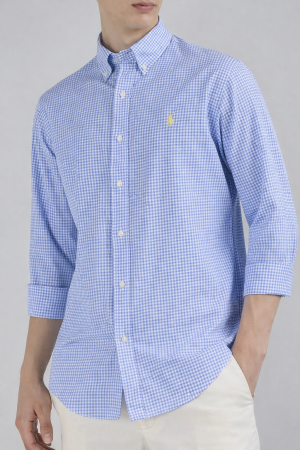 No return Ralp_h Lauren imported Polo shirt Sky Blue 