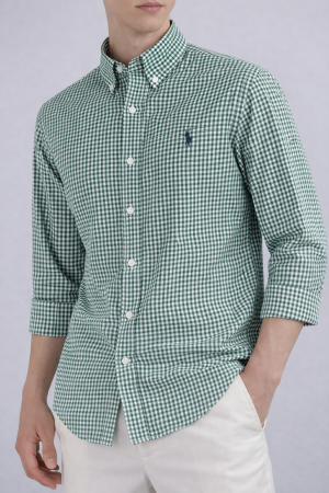 No return Ralp_h Lauren imported Polo shirt Green