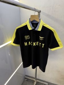 HACKET_T PREMIUM BLACK POLO TSHIRT PREMIUM QUALITY 