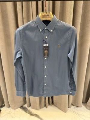 No return Ralp_h Lauren imported shirt English Blue 