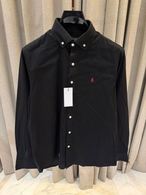 No return Ralp_h Lauren imported shirt Black 